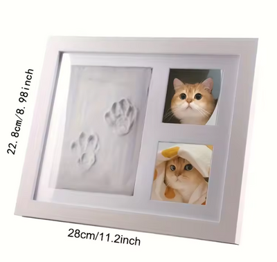 Baby Hands and Footprints Clay Photo Frame